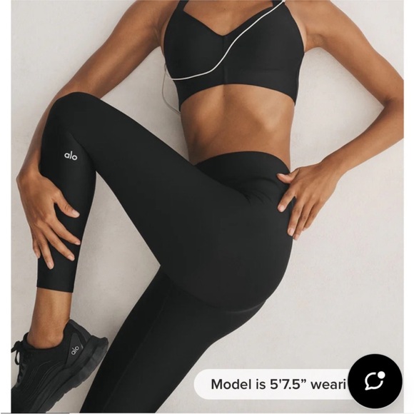 Alo Yoga sz S 7/8 Airlift Legging Black High Waist 25” - Picture 2 of 8